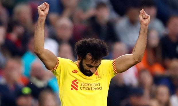  利物浦萨拉赫达成百球里程碑，赛后洒泪感恩球迷  