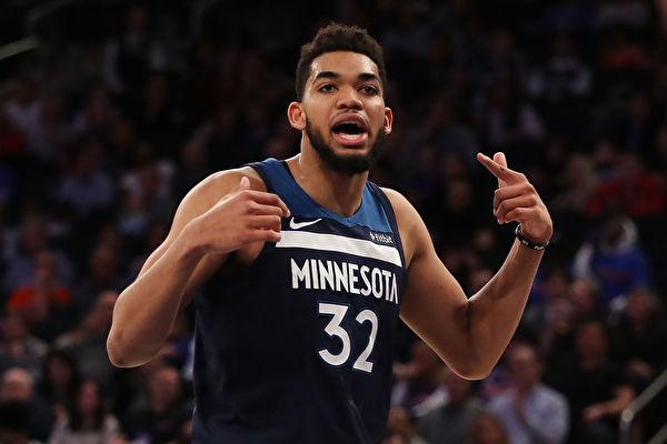  唐斯全面发挥森林狼击败尼克斯